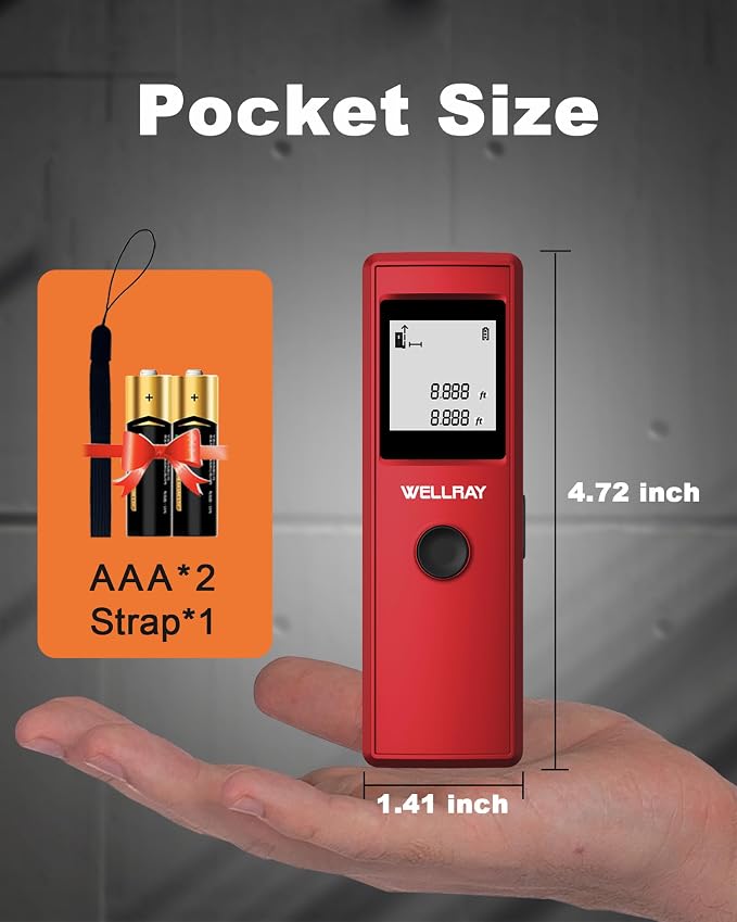 Laser Measuring Tool, 165FT/50M Laser Measure Tool - Image 4