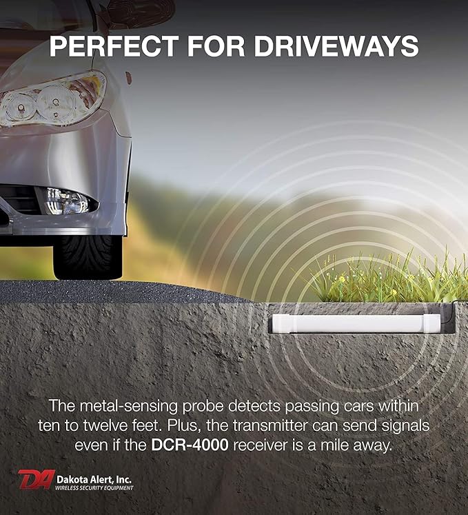 Dakota Alert Wireless Driveway Alarm System DCPA-4000 One Mile Wireless Range - Image 3