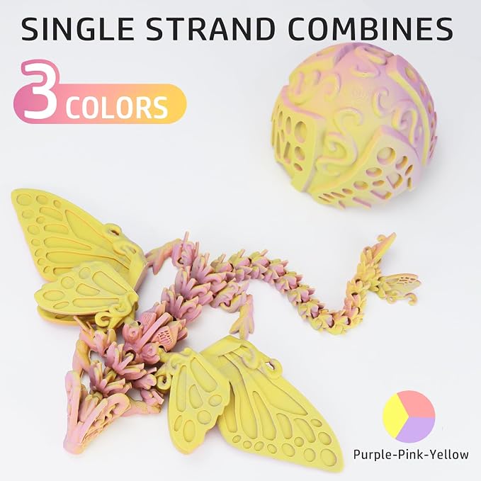 LOVOON Matte Tricolors PLA 3D Printer Filament Multi-Color Changing by Angle - Image 4