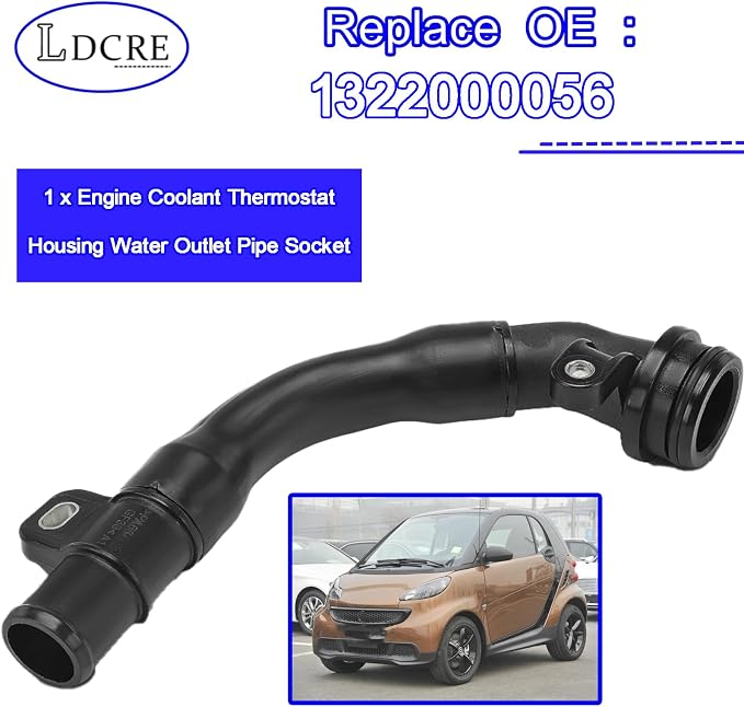Engine Coolant Thermostat Housing 1322000056 Compatible - Image 3
