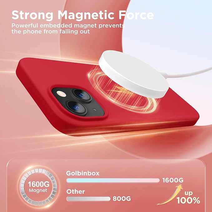 GolbinBox Magnetic for iPhone 13 Case & iPhone 14 Case, Compatible - Image 3