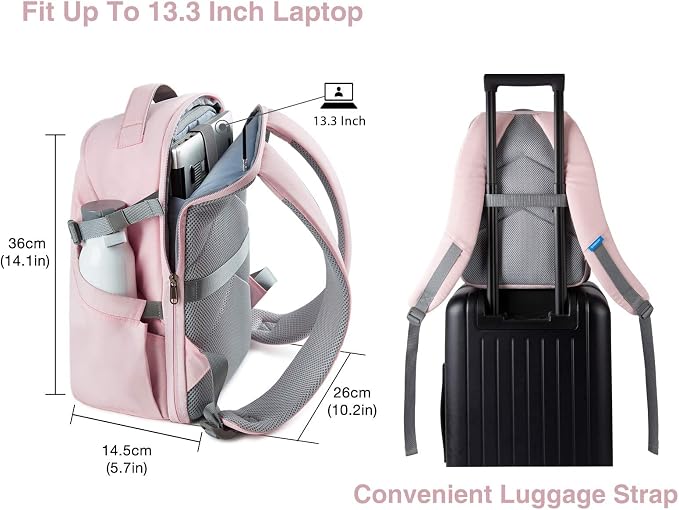 BAGSMART Camera Bag, Camera Backpack, DSLR SLR Camera Case Fits 13.3 Inch Laptop - Image 5