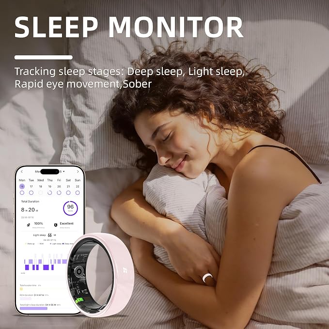 Ceramic Smart Ring, Advanced Health & Fitness Tracker - Image 4