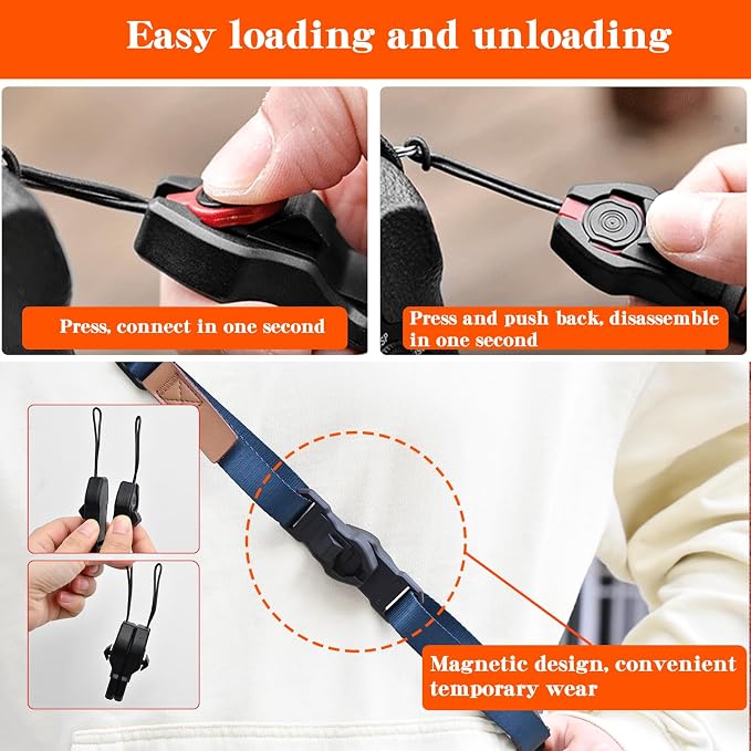 Camera Strap Compatible for Peak Design Quick Release - Image 4