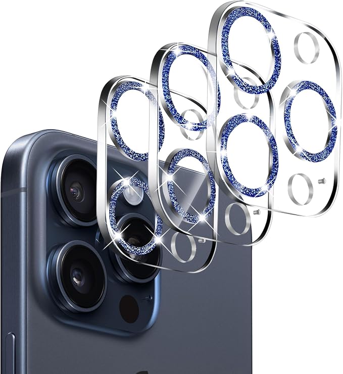 Dengduoduo 3 Pack Tempered Glass Camera Lens Protector by Dengduoduo