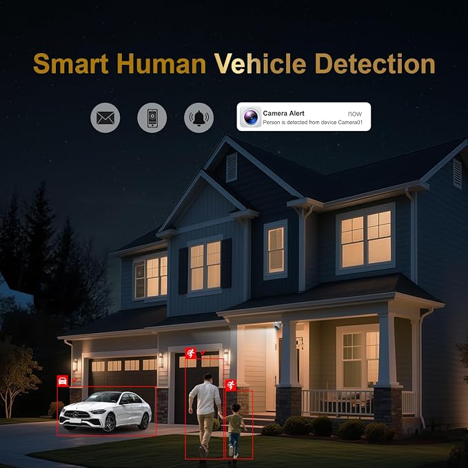 - Anpviz 16CH 4K PoE Security Camera System, 10x 8MP Wired IP Turret Cameras - Image 6