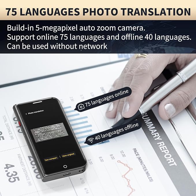 Language Translator Device No Wifi Needed, High-end Upgraded Ai Translator - Image 4