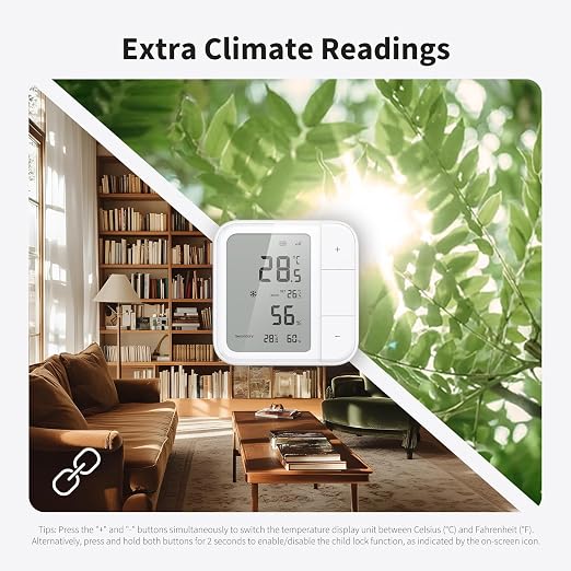 Aqara Thread/Zigbee Smart Climate Sensor W100, Temperature and Humidity - Image 5