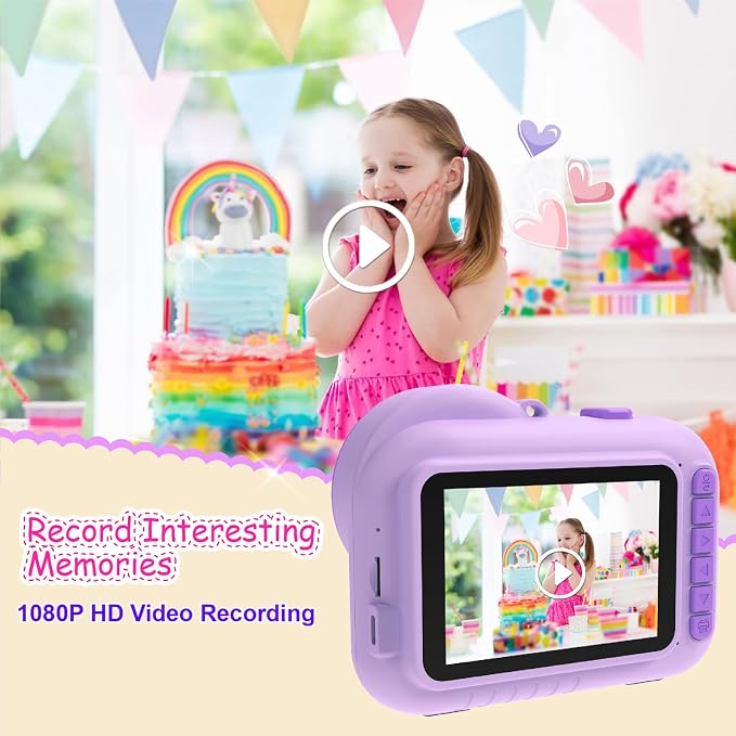 Kids Camera Instant Print, 3.5 Inch Screen Kids Digital Camera Instant - Image 4
