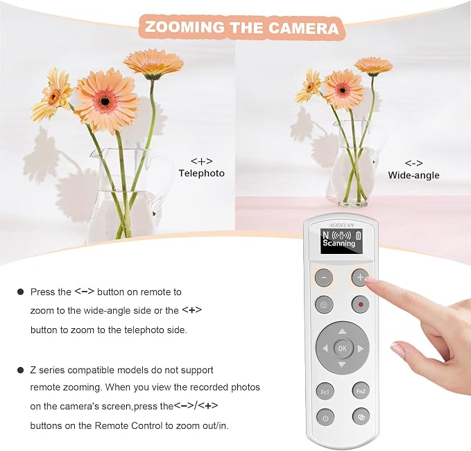 Remote Control for Nikon Camera, USB-C Rechargeable Wireless Shutter Release - Image 4