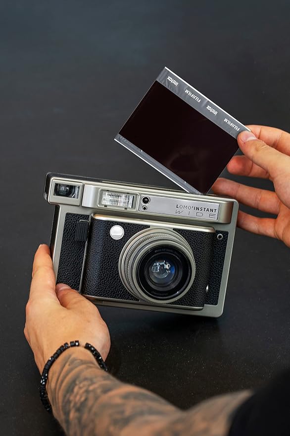 Lomography Lomo'Instant Wide Camera & Lenses Monte Carlo Black Leather - Image 4