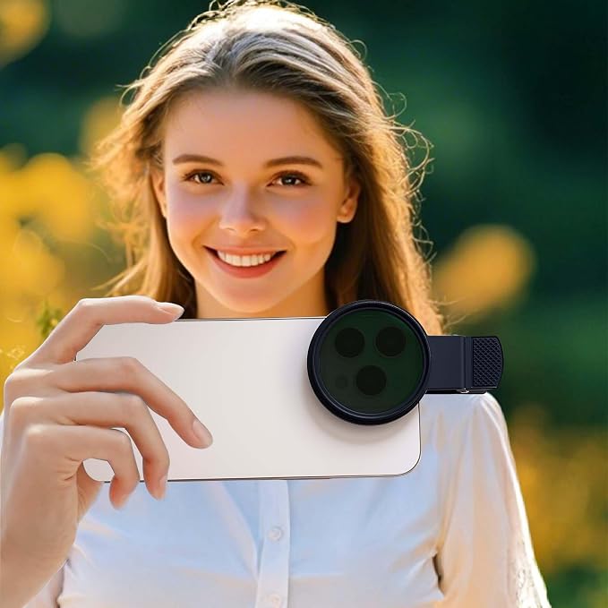 52mm Clip-on ND 2-400 Phone Lens Filter - Image 2