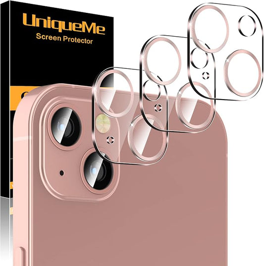 UniqueMe Compatible with iPhone 13 6.1" / iPhone 13 Mini 5.4" Camera Lens by UniqueMe