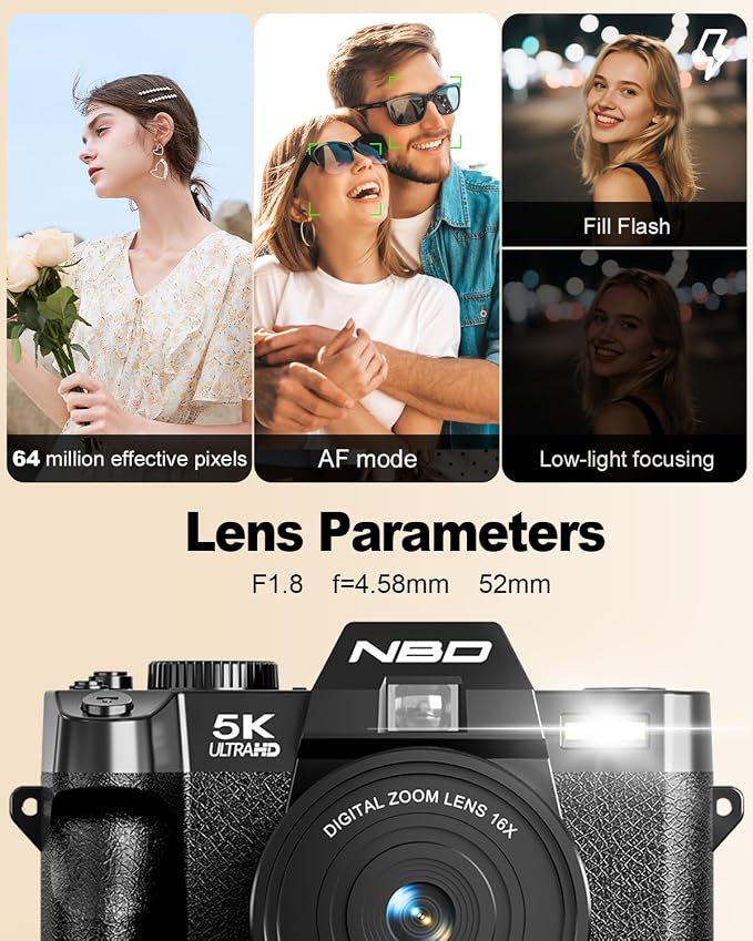 NBD 5K Digital Cameras for Photography - Image 8