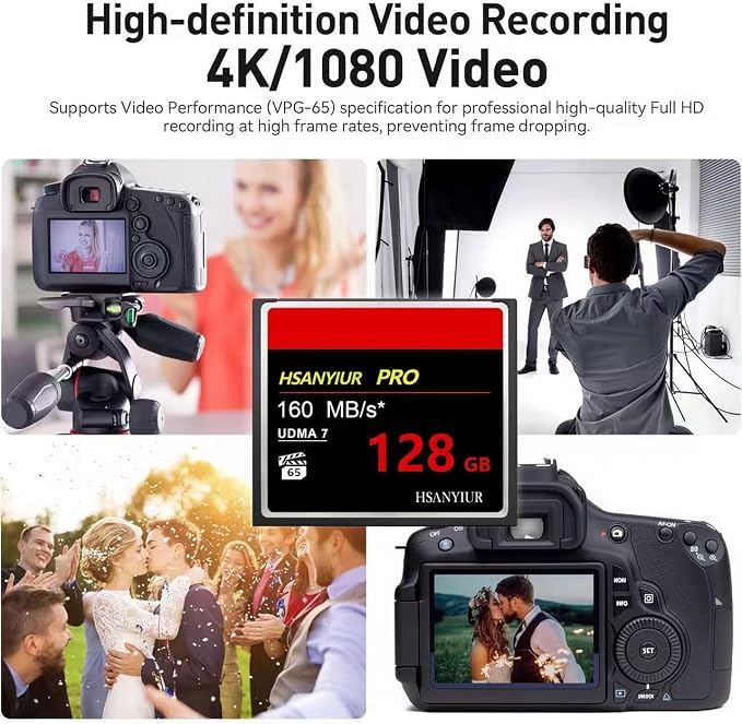 128GB UDMA Speed Up to 160MB/s, Original CF Card Camera Memory Card - Image 6