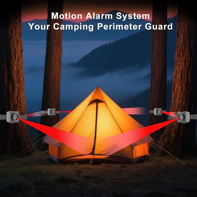 HTZSAFE Portable Outdoor Perimeter Alarm System- 1/4 Mile Waterproof Wireless - Image 4