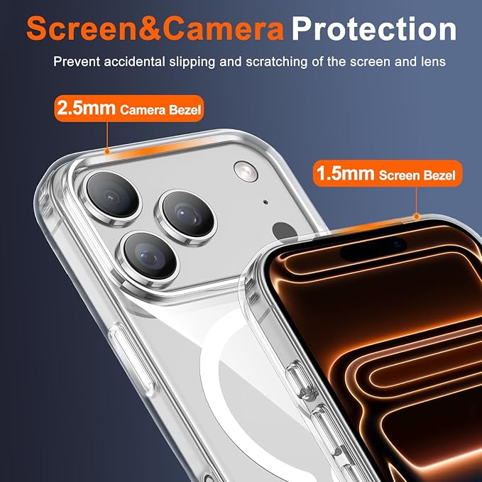 for iPhone 17 Pro Max Case Clear, Magnetic iPhone 17ProMax Case - Image 7