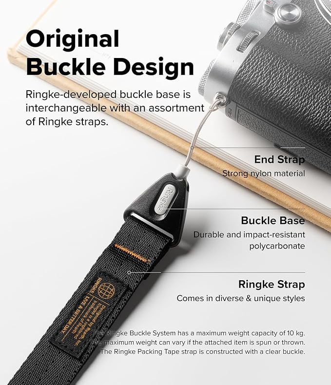 Ringke Hand Strap Designed for Camera Strap and Phone Strap, Adjustable Sturdy - Image 5