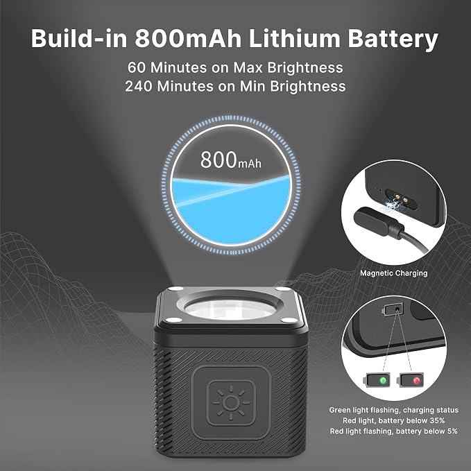 ULANZI LED Video Light Waterproof IP68 Camera Lighting Kit Mini Cube - Image 3