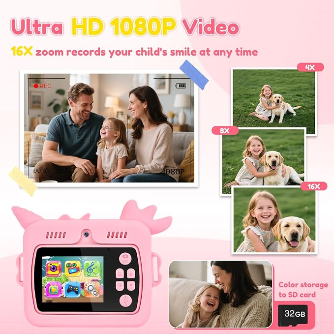 OTJ Kids Camera Instant Print for Girls Boys - Image 5