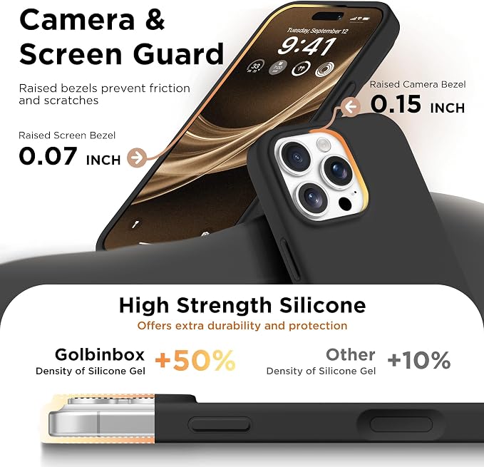 GolbinBox Magnetic for iPhone 16 Pro Max Case, Compatible - Image 5