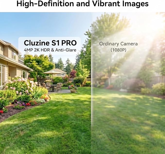 4MP 2K Window Camera, No Glare Thru-Glass Full-Color Night Vision, 2.4GHz & - Image 2