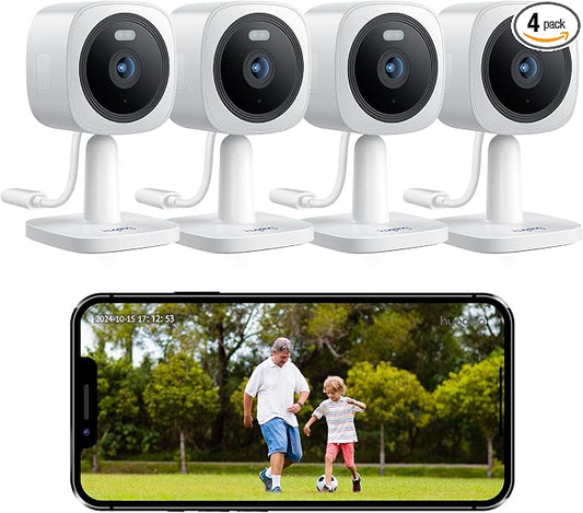 Hugolog 2K Indoor Outdoor Security Cameras by Hugolog
