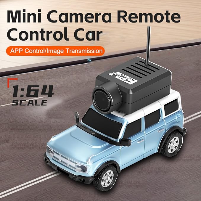 WLtoys 1:64 Mini RC Cars, 2.4G FPV Remote Control Toy Car - Image 2
