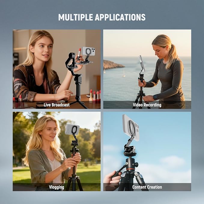 NEEWER Magnetic Phone Tripod Mount Compatible - Image 5
