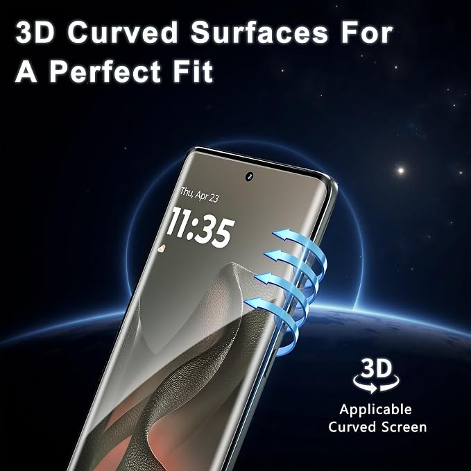 2+2 Pack for Motorola Edge 2025 Screen Protector and Camera Protectors - Image 4