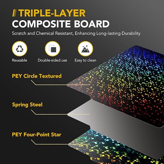 3D Printer Build Plate for Bambu Lab X1 X1C X1E P1P P1S A1, 3D Printer - Image 3