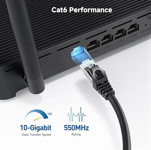 Cable Matters 10Gbps Snagless Cat 6 Ethernet Cable - 75ft - Image 3