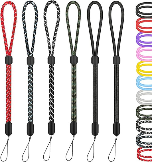Hukado Hand Wrist Strap Lanyard, 6 Pack 9.5inch Adjustable Nylon Wristlet by Hukado