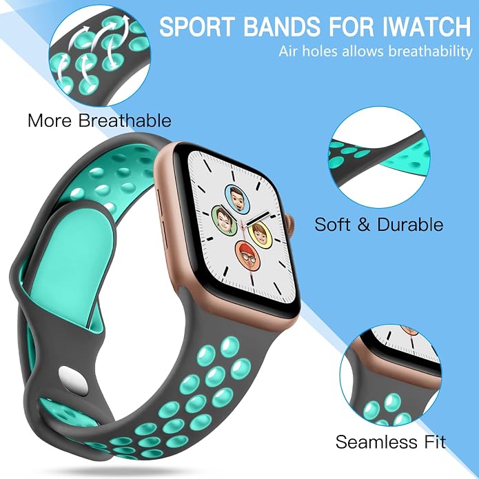 Adorve 4 Pack Sport Bands Compatible - Image 2