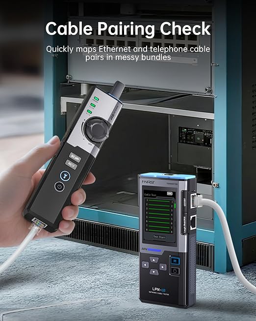 FNIRSI LPM-10A Ethernet Tester, Network Cable Tester Kit - Image 5