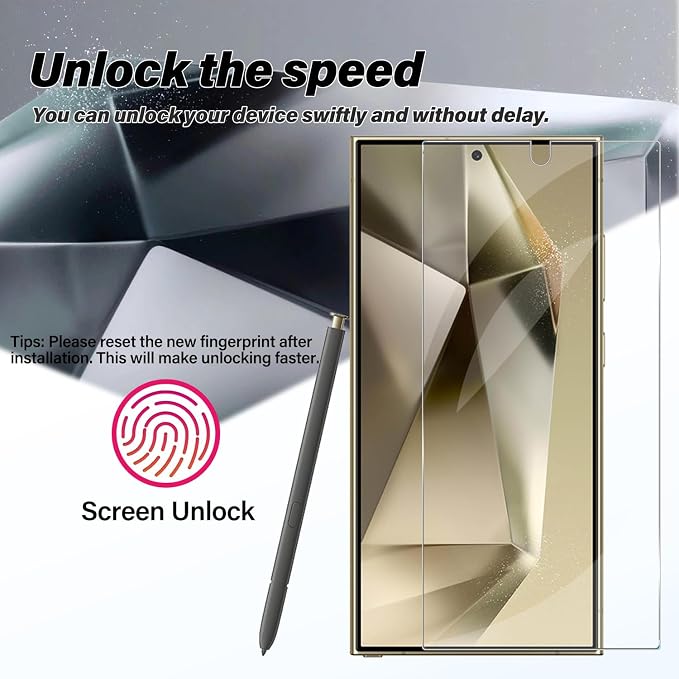 BIGFACE Galaxy S24 Ultra Tempered Glass Screen Protector + Camera Lens - Image 3
