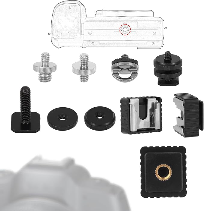 Penitue 30pcs Camera Tripod Mount Kit, Camera Tripod Adapter Screw Kit - Image 4