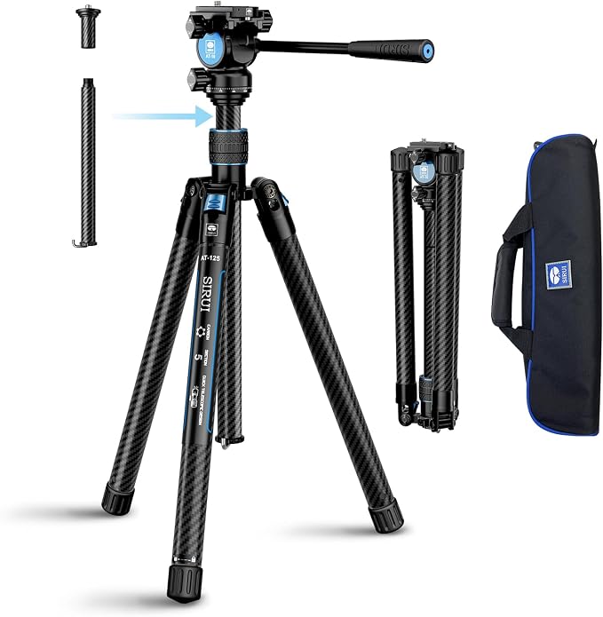 SIRUI Carbon Fiber Tripod Lightweight 2lbs by SIRUI