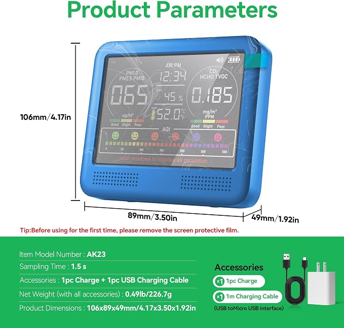 16-in-1 Indoor Air Quality Monitor - Image 8