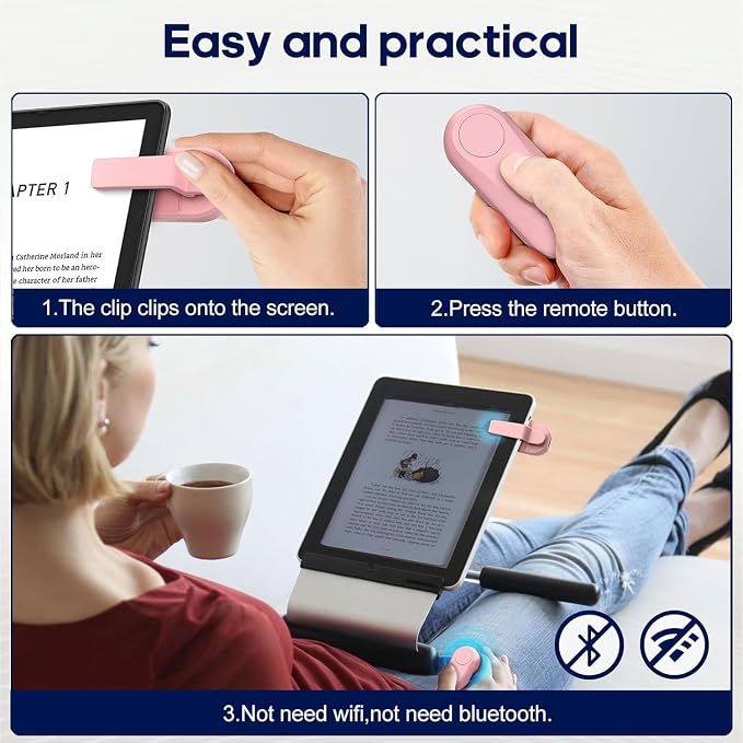 DATAFY Page Turner for Kindle Paperwhite Oasis Kobo eReaders, Camera Camcorder - Image 5