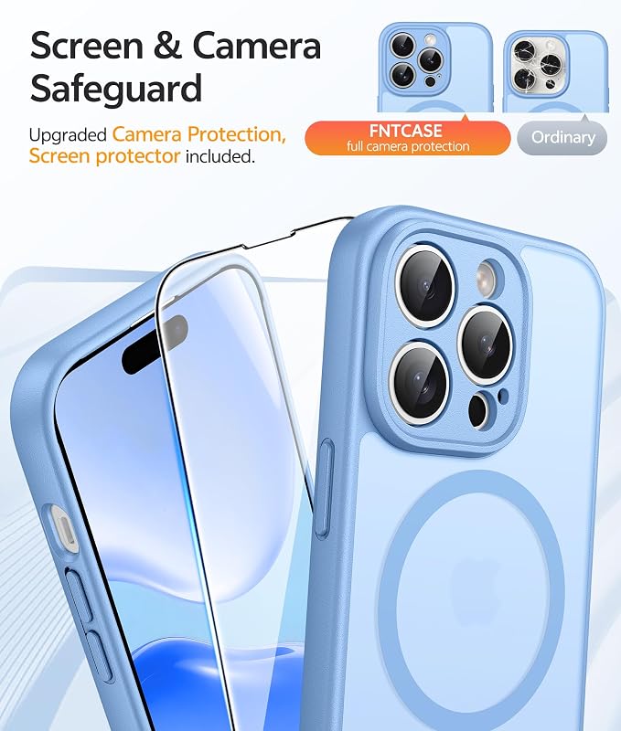 FNTCASE for iPhone 14 Pro Case: Translucent Matte Cases - Image 4