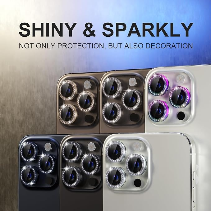 Choiche Compatible for iPhone 15 Pro/iPhone 15 Pro Max Camera Lens Protector - Image 7