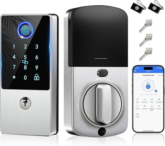 Smart Door Lock Deadbolt, Keyless Entry Door Lock by VOLIBeL