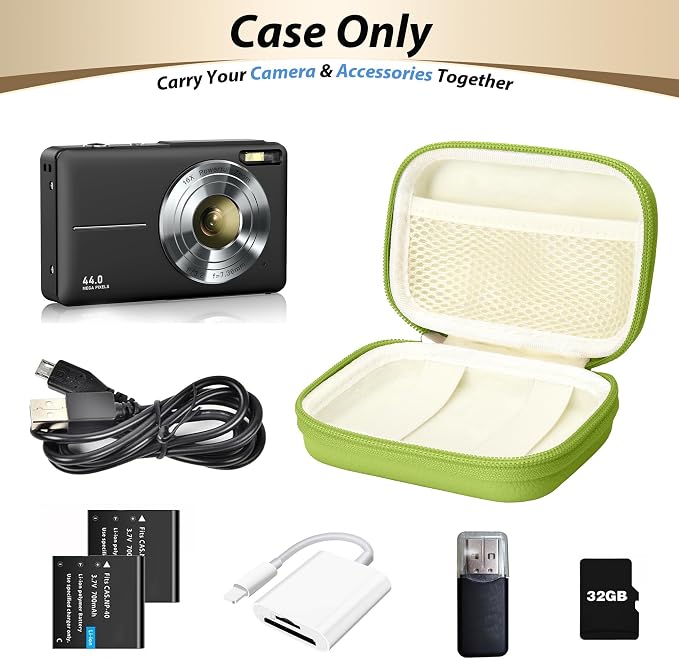 Digital Camera Case for CAMKORY, KODAK PIXPRO FZ45/FZ55, Canon IXUS 285 HS - Image 4