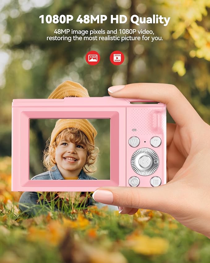 Digital Camera for Kids: Pink Camera for Teens - Image 2