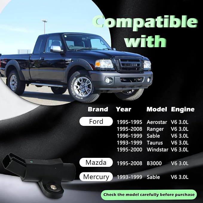 Engine Crank Crankshaft Position Sensor V6 3.0L Compatible - Image 3