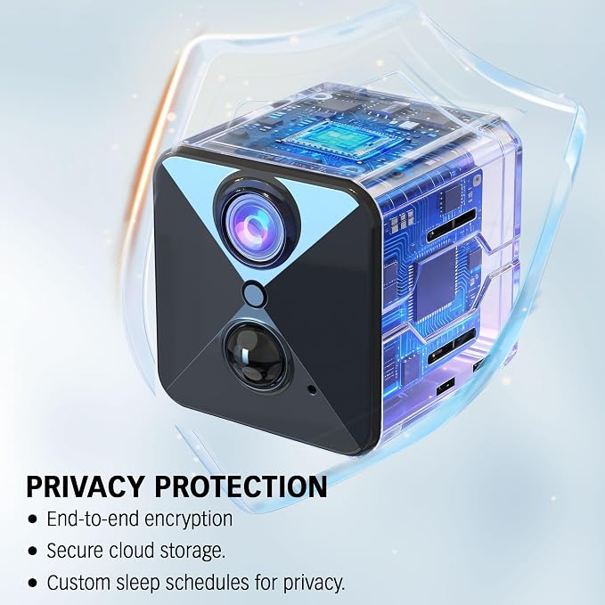 aidowocam 2026 Upgraded 4K HD Mini Security Camera, Wireless WiFi Indoor Nanny - Image 5