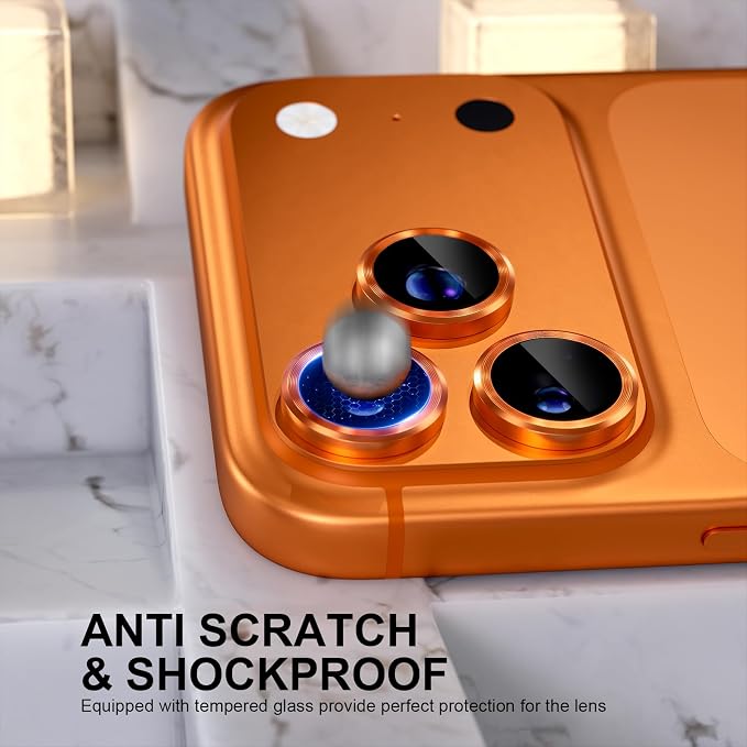 Choiche Compatible for iPhone 17 Pro/iPhone 17 Pro Max Camera Lens Protector - Image 3
