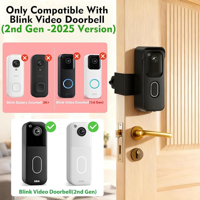 Blink Doorbell Mount, No-Drilling Anti-Theft Doorbell Mount - Image 2