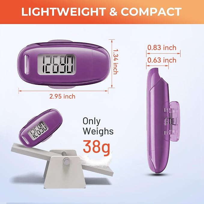 3D Pedometer for Walking, Simple Walking Step Counter - Image 6
